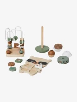 Baby Store -Baby Store coffret 3 jeux deveil green forest en bois fsc 1