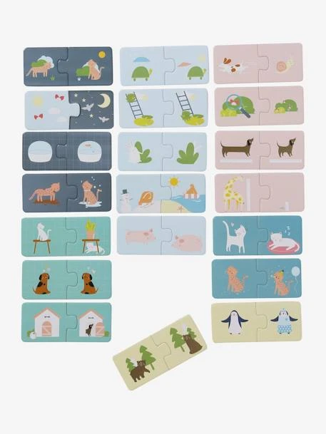 Puzzle D'association Des Contraires Multicolore - Vertbaudet -Baby Store puzzle dassociation des contraires